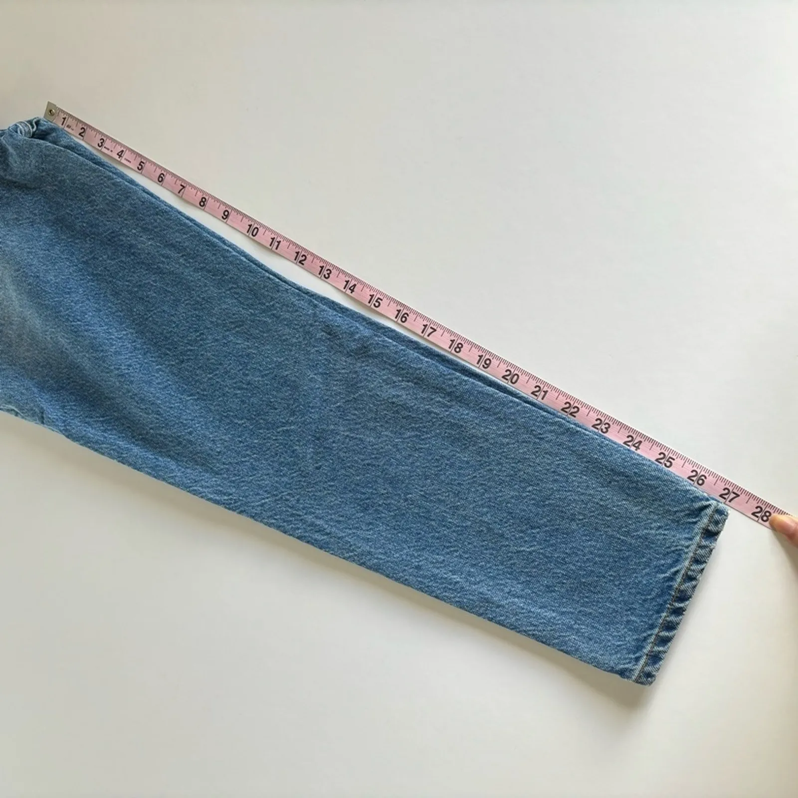 Revolve Boyish The Billy Conversation Blue Denim Stretch Skinny Jeans Size 27 - Image 10