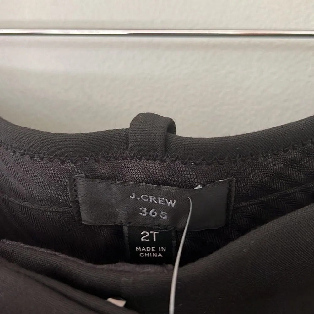 J. Crew Peyton High Rise Wide Leg Pant Four Season BLACK NWT - Image 6