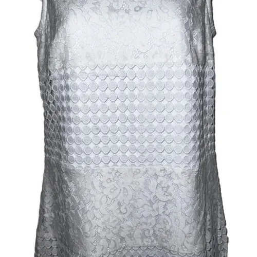 SAIL TO SABLE Gorgeous  White‎ Eyelet Lace Pom Pom Hem Dress Size 2 - Image 5