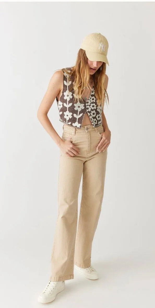 High Waisted Wide Leg Jeans - Image 4