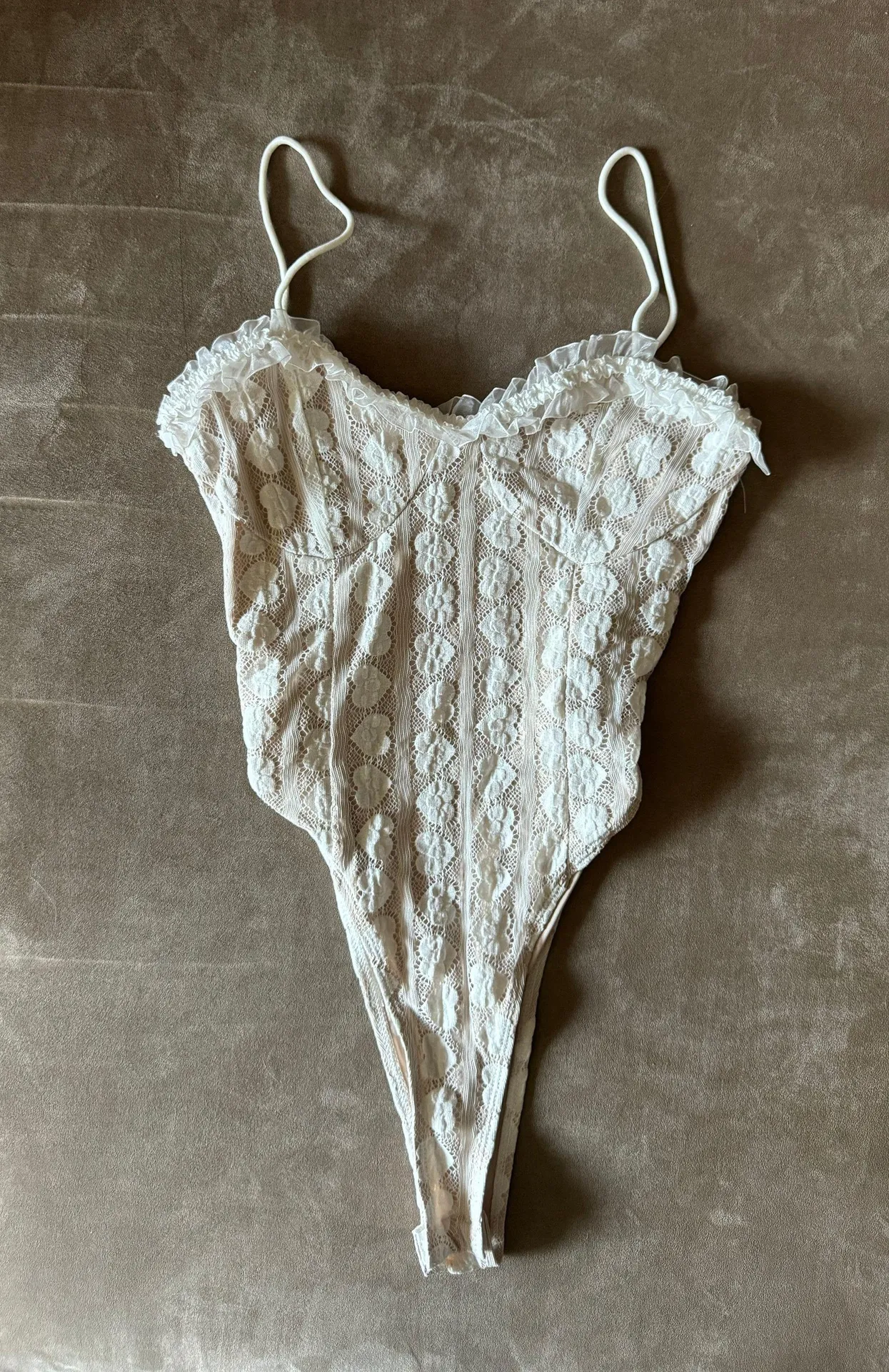 White Hearts Bodysuit - Image 2