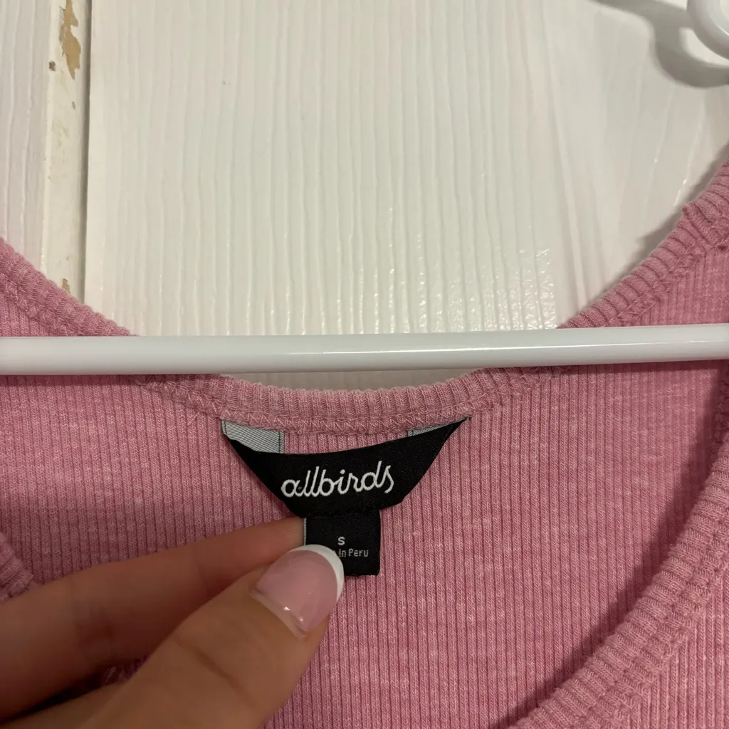 ALLBIRDS The Ribbed Tank Maxi Dress Heathered Pink - Image 5