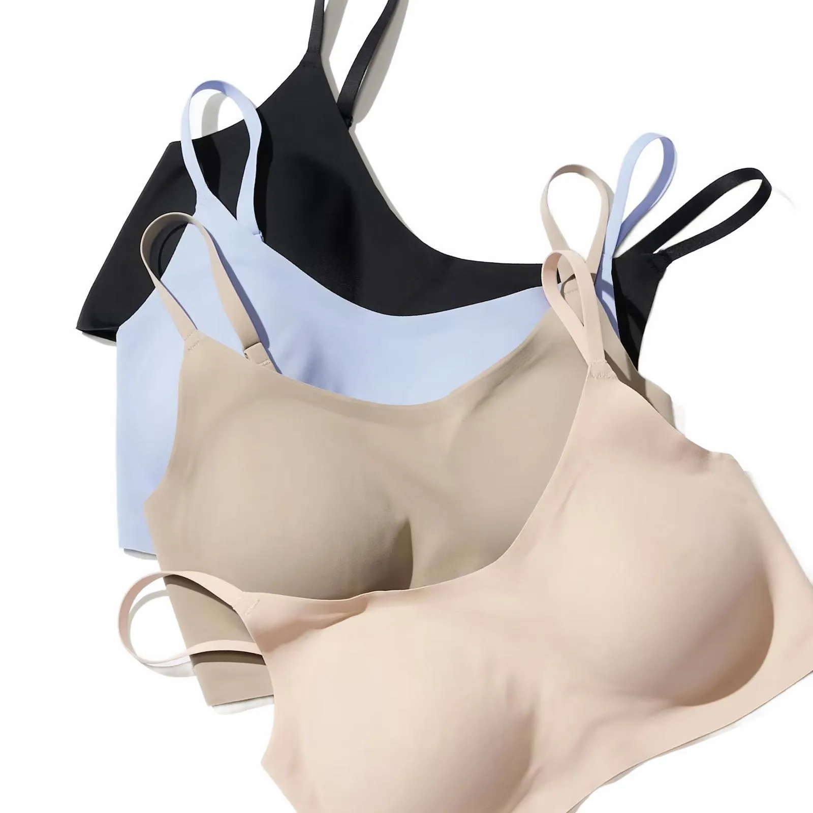 Uniqlo Wireless Bra | Relaxed Light Blue NWT XS - Image 7