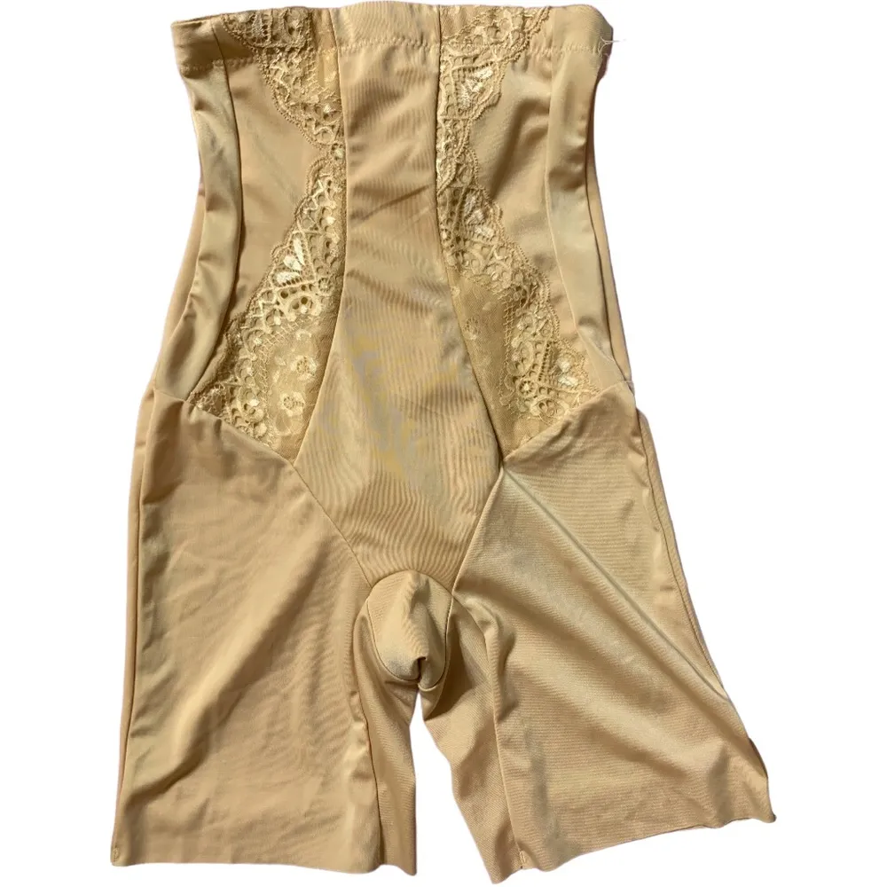 Heavenly Secrets Shapewear Super High Waist Shorts Nude / Tan Size Large - Image 2