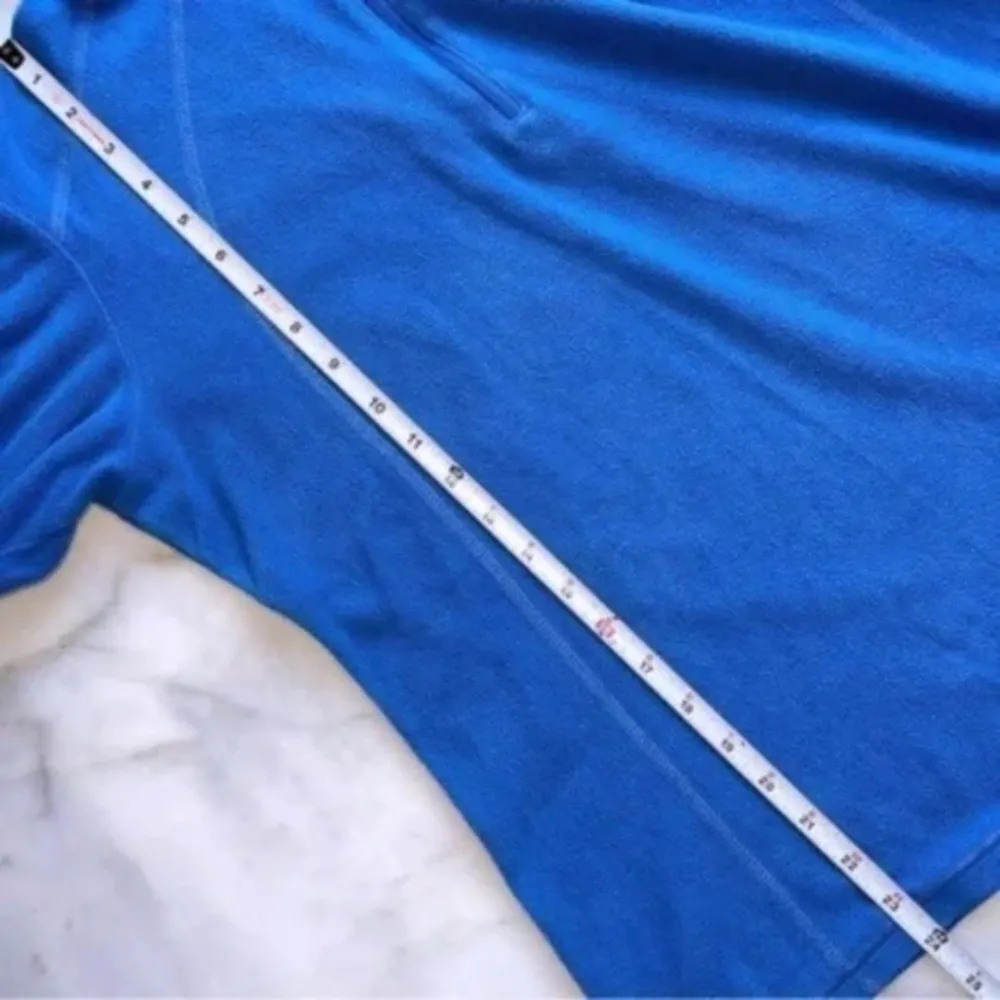 Columbia Women's Blue 1/4 Zip Pullover Sweater - Image 6