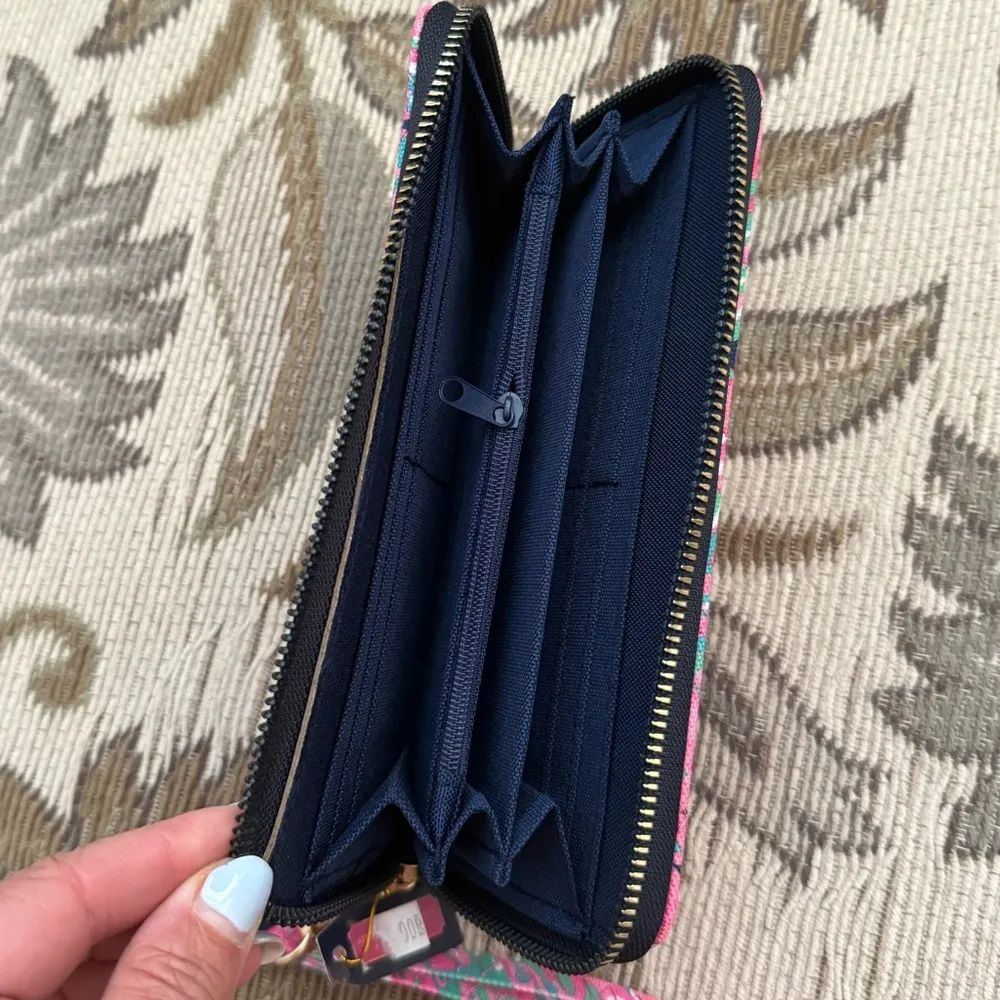 Simply Southern Wallet Phone Credit Cards Pink Rainforest New - Image 3