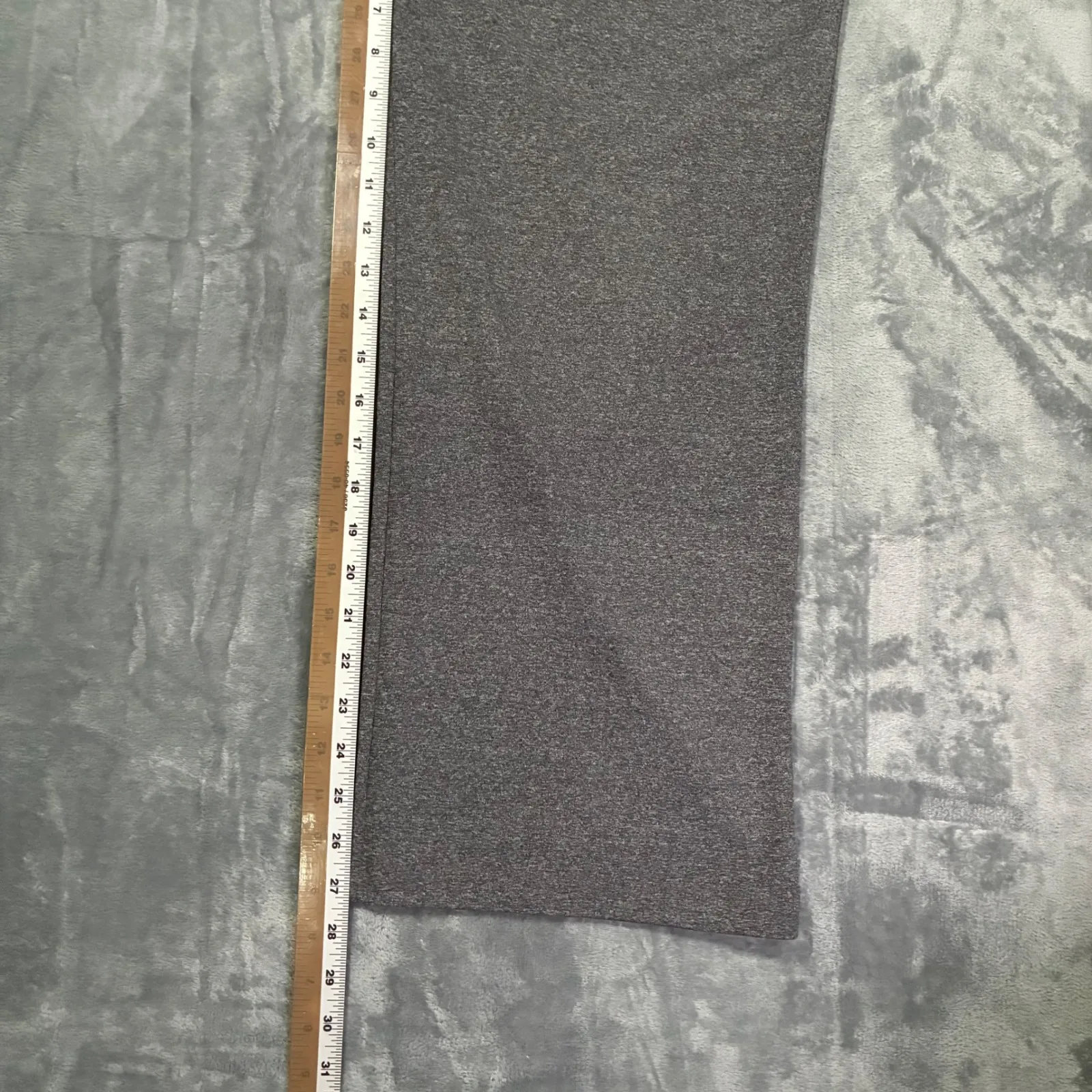 Vintage LL Bean Traveler Wide Leg Lounge Pants Grey Drawstring Women's MP USA Gray Size undefined - Image 7