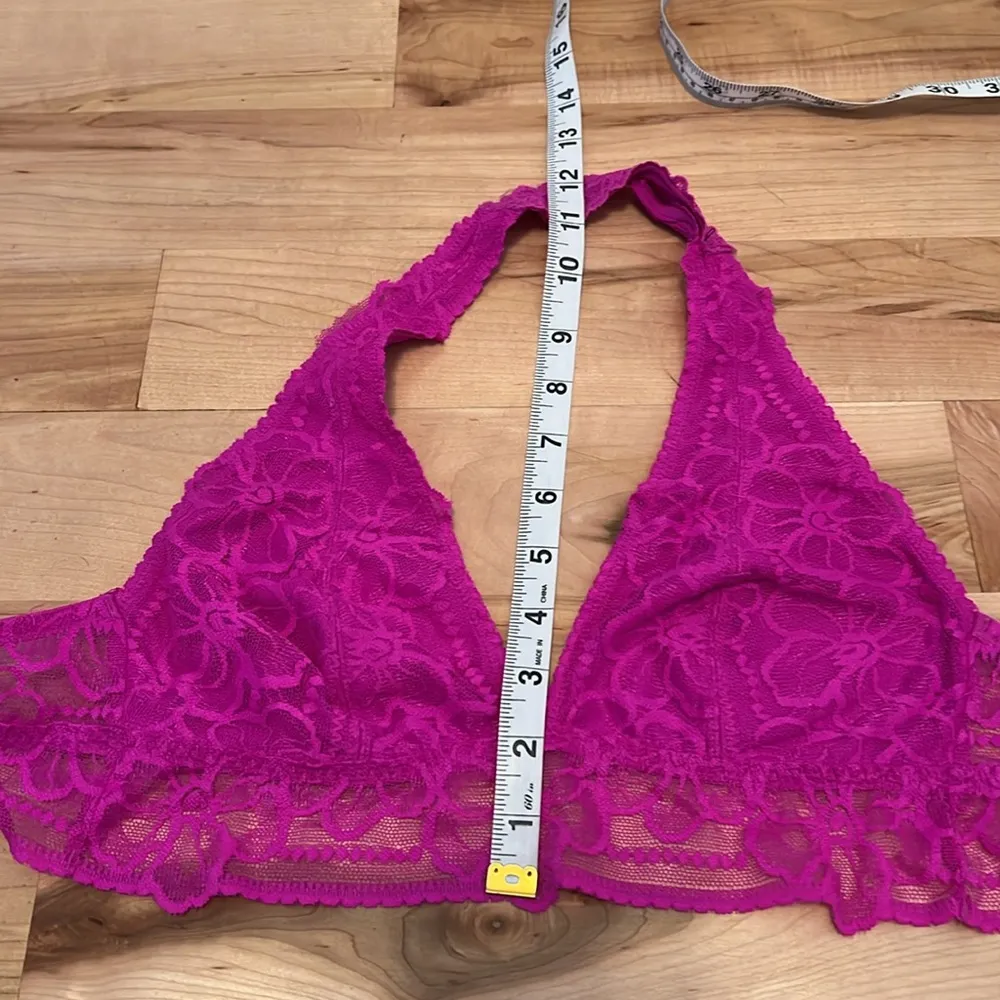 Pink Victoria Secret Magenta Lace Bralette - Image 10