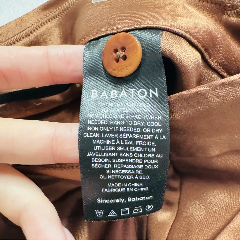 Aritzia  Babaton Refined High-waisted satin cargo pants - Size: 8 - Image 4