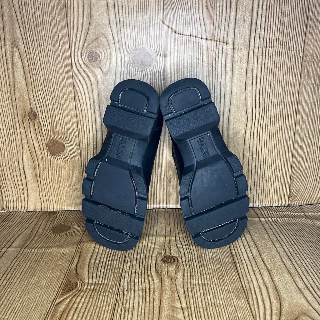 Vintage Bass chunky black leather lace - Image 3