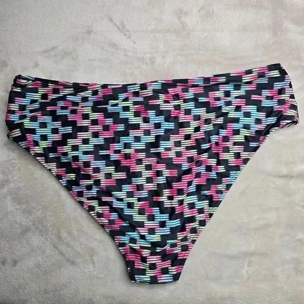 Multi Color Printed Bikini‎ Swimswear Swimsuit Bottom Size 2XL - Image 2