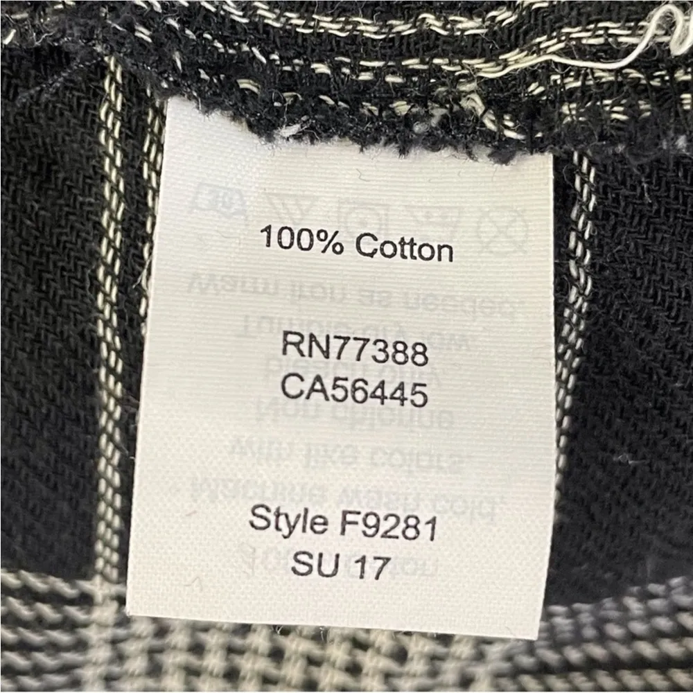 Madewell plaid off the shoulder top - Image 5