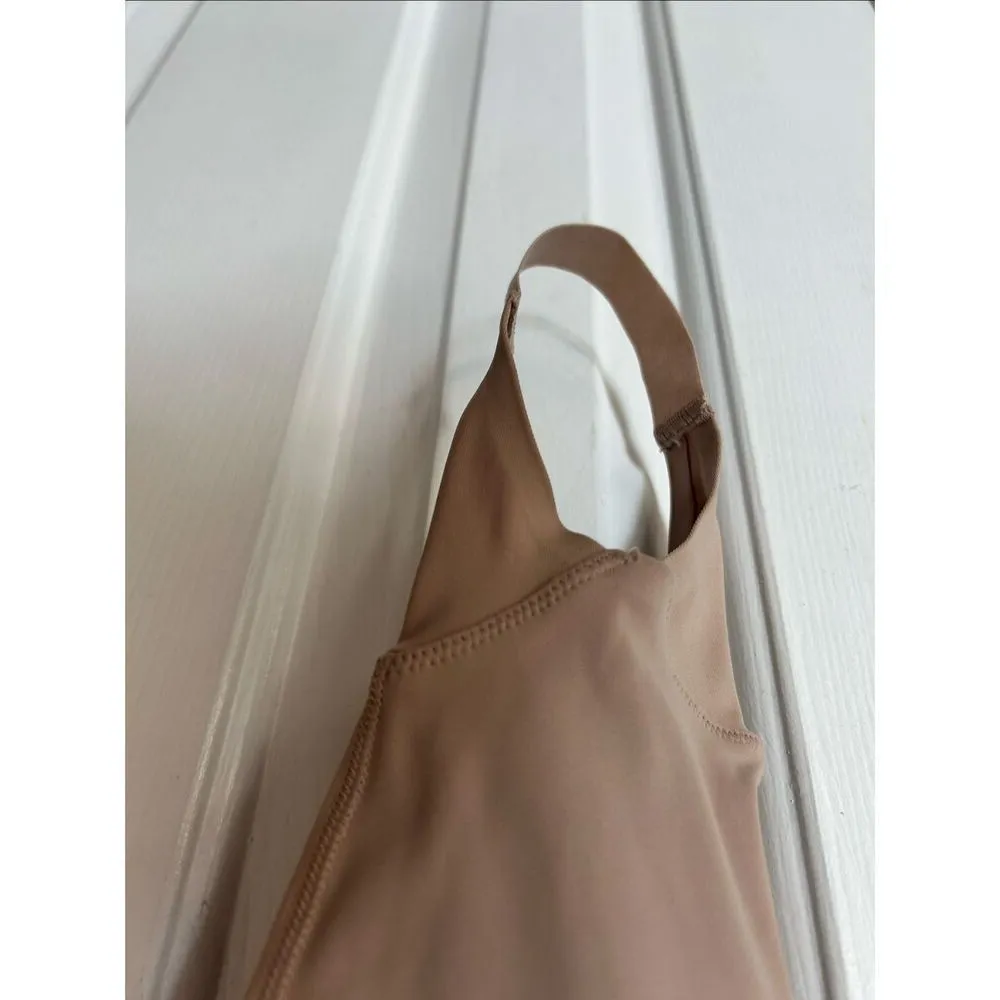 Calia Pants Women Small Beige Nude Sculpt Stirrup Leggings Workout Athleisure Tan - Image 5