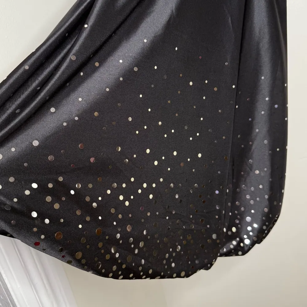 Vintage Y2K Jump Apparel Formal HoCo Prom Bubble Dress Juniors Size 3/4 USA Made Black - Image 5