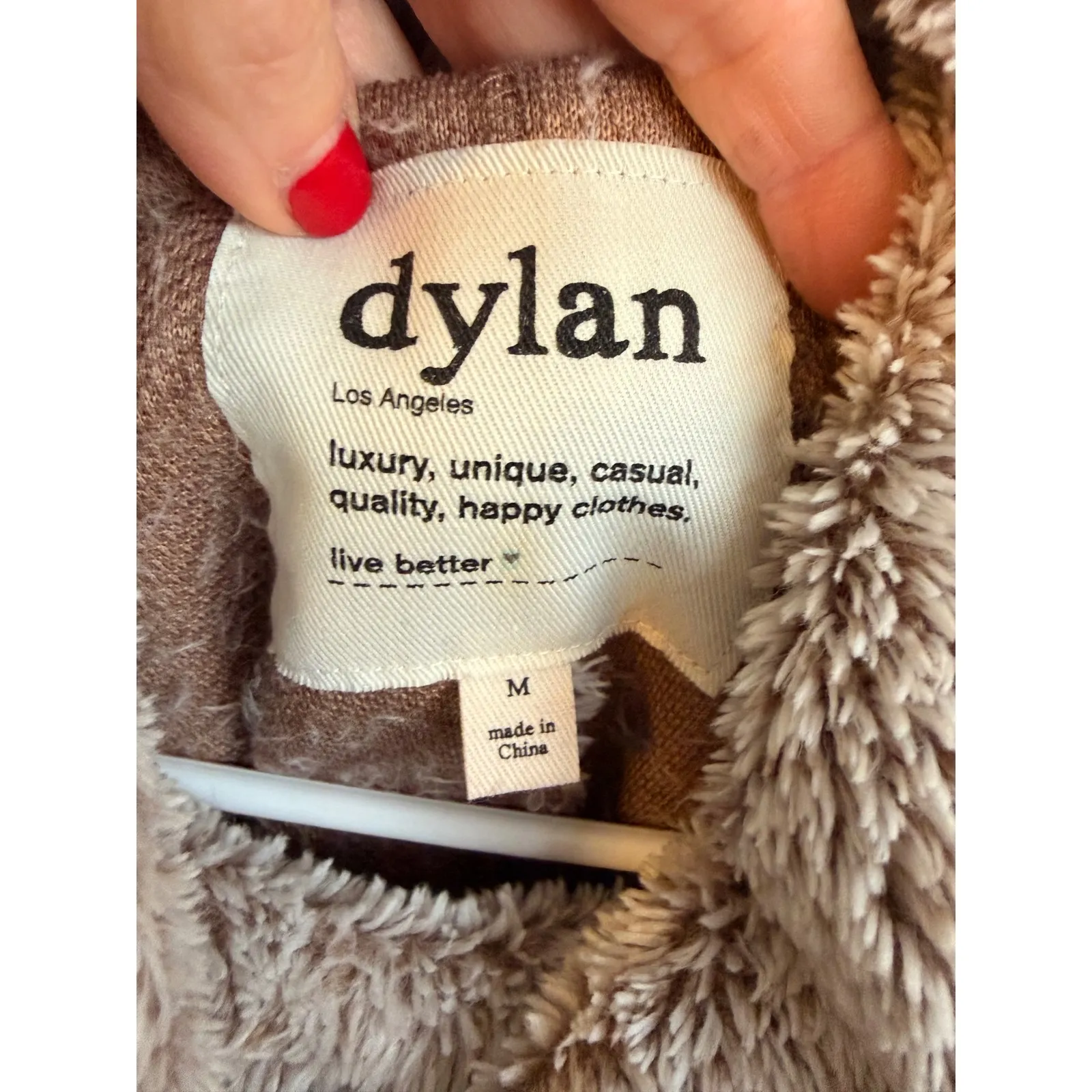 Dylan Sherpa Soft Cowl Neck Pullover Sweater Women's Cozy Fleece Top - Image 5