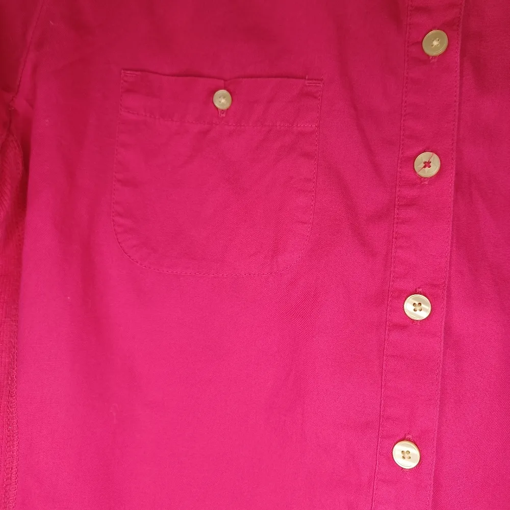 Converse One Star Bright Pink Button-Up Shirt - Image 9