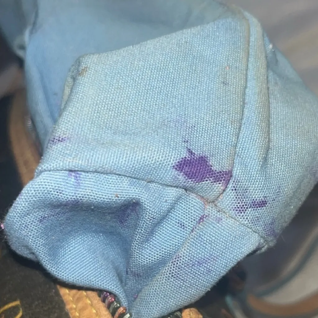 Dooney & Bourke Vintage Rainbow Barrel Bag y2k - Image 11