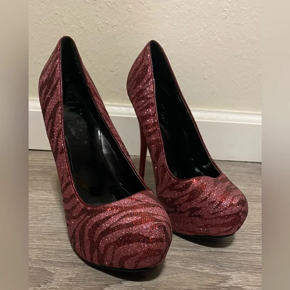 Shi by Journeys Ruby Red Heels | Pumps | Stilettos | Shoes - Image 3