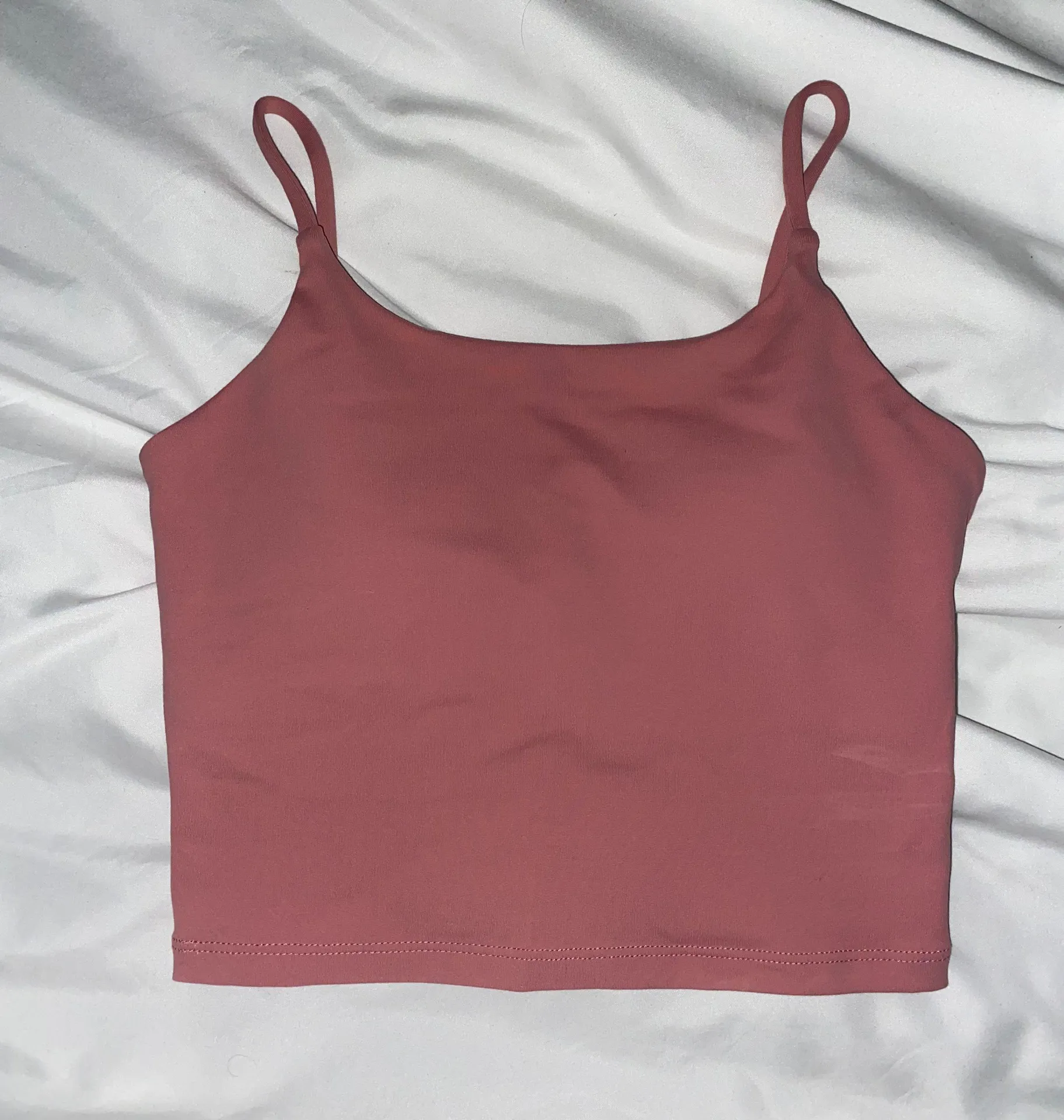 Workout Crop Top Pink - Image 2