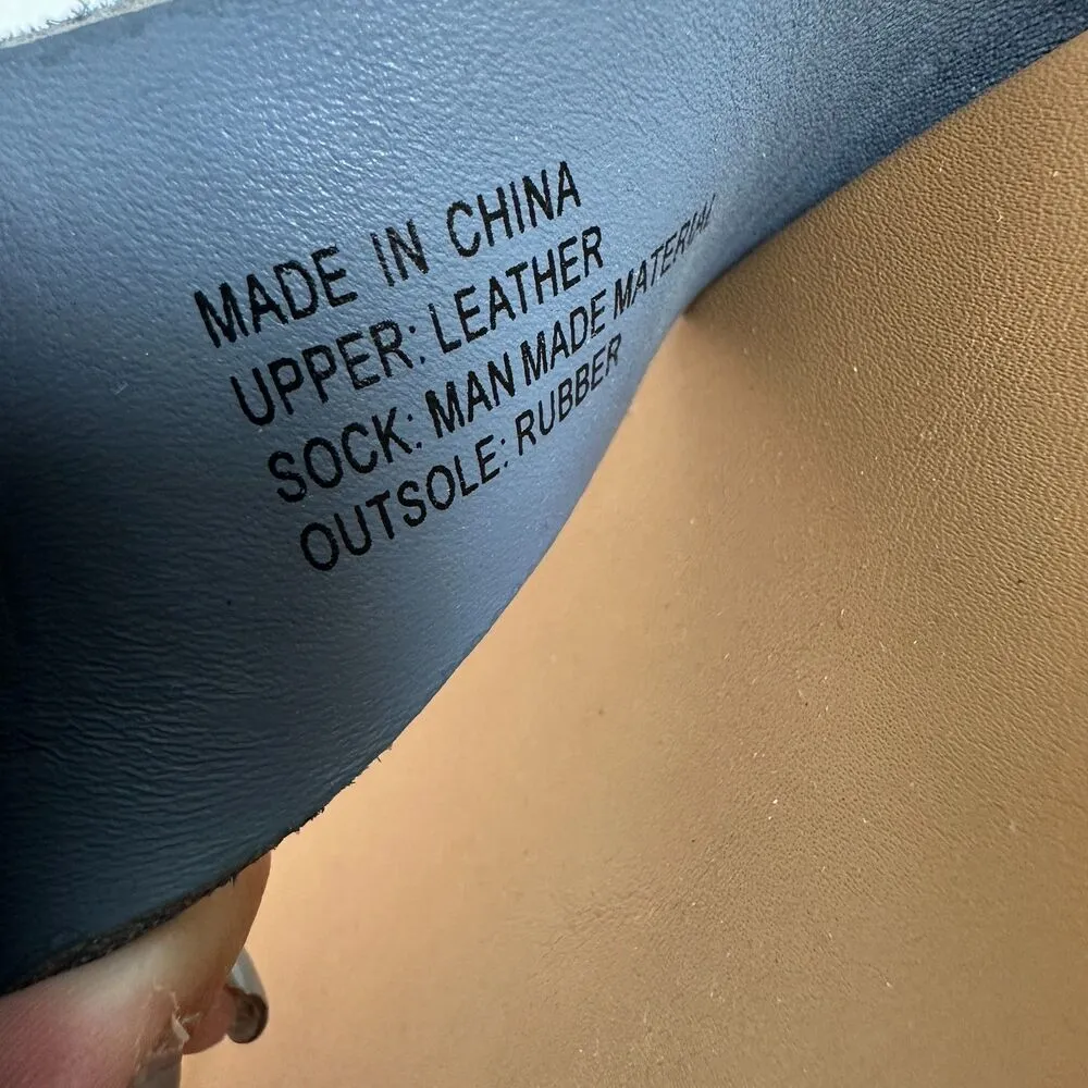 The Sak Everly Blue Leather Flip Flop Sandals Size 10 NEW without Tags - Image 3