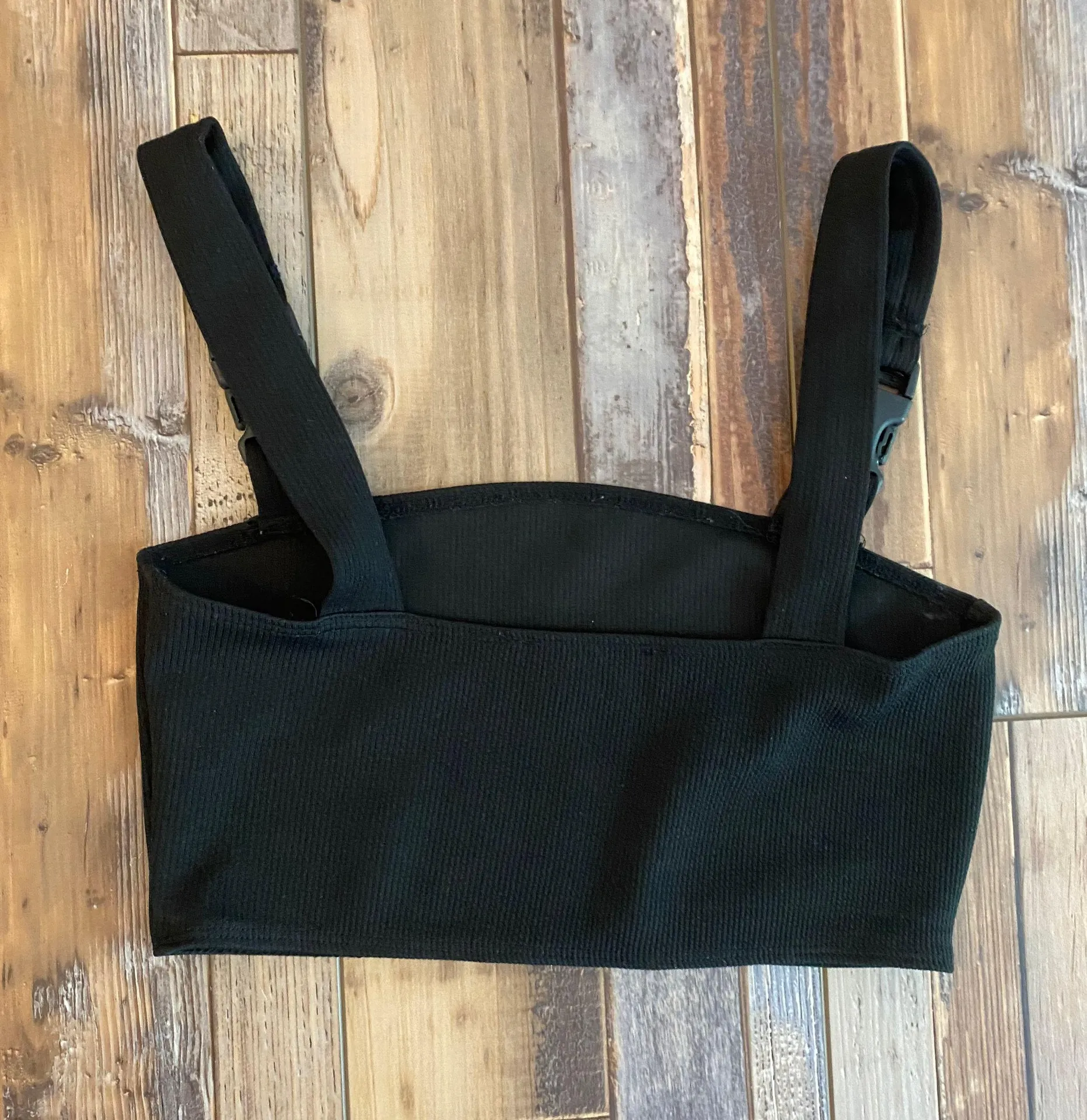 Princess Polly Black Buckle Top - Image 2