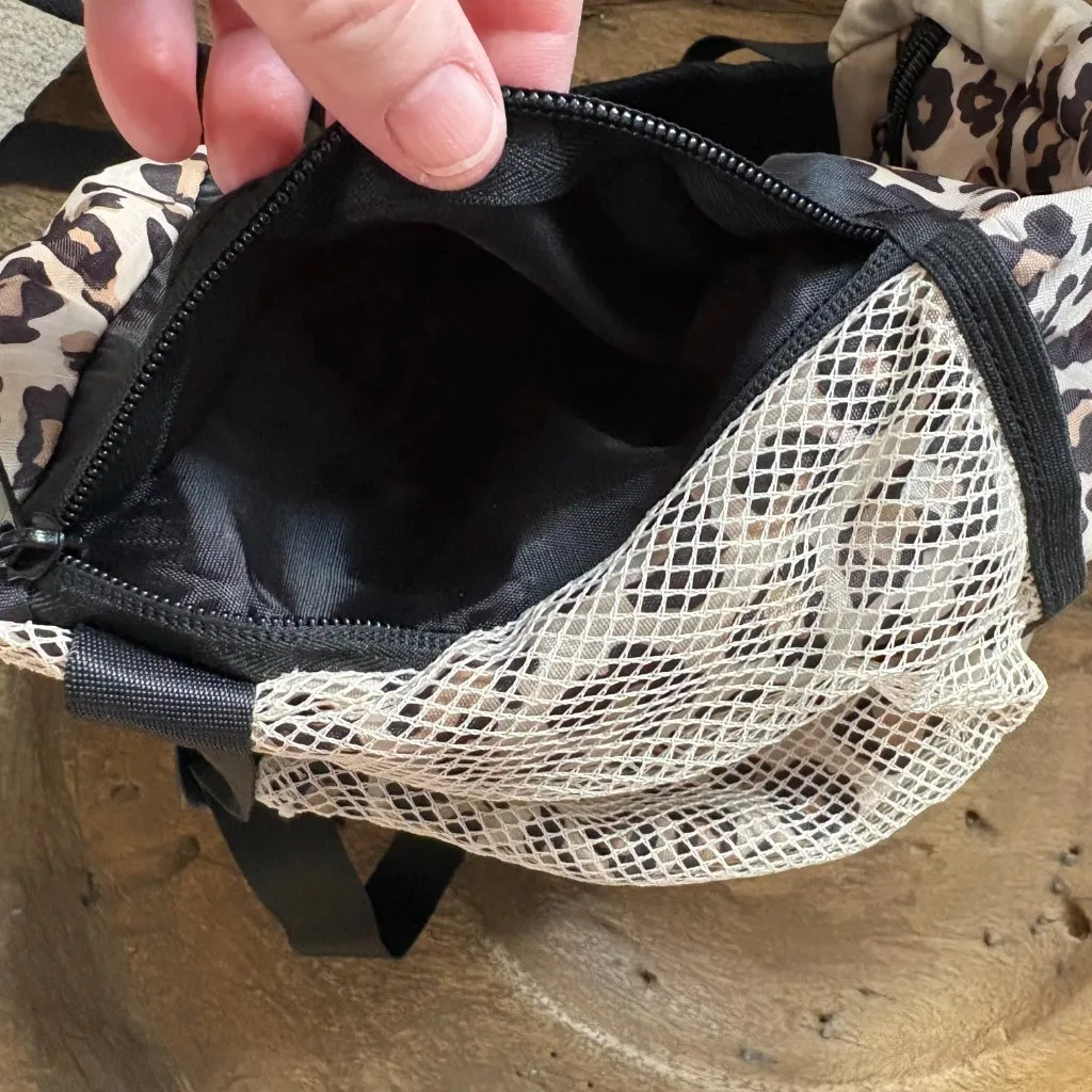 APL Athletic Propulsion Labs tan animal print lightweight packable backpack - Image 2