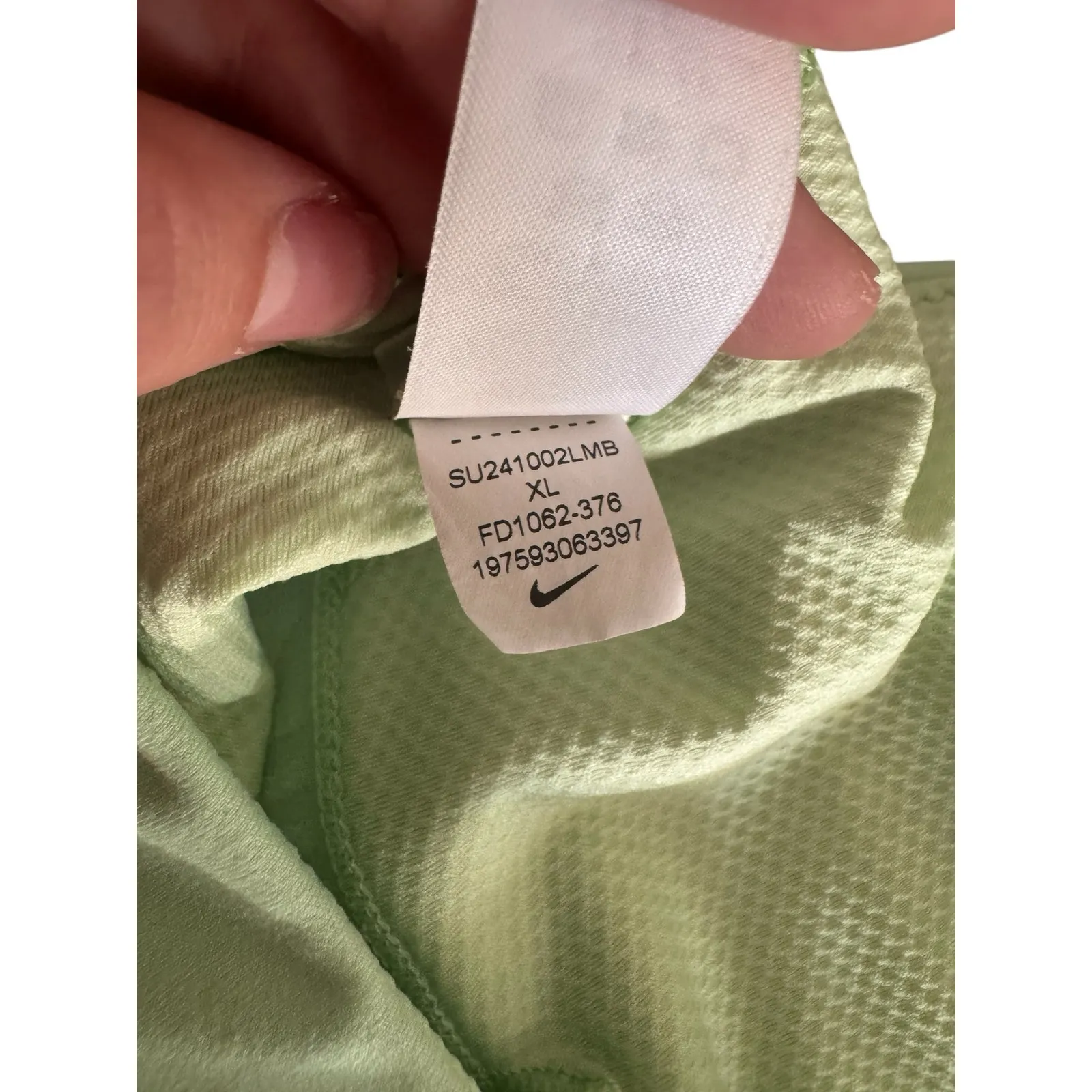 Nike Indy Dri-FIT Mint Green Sports Bra XL - Image 6