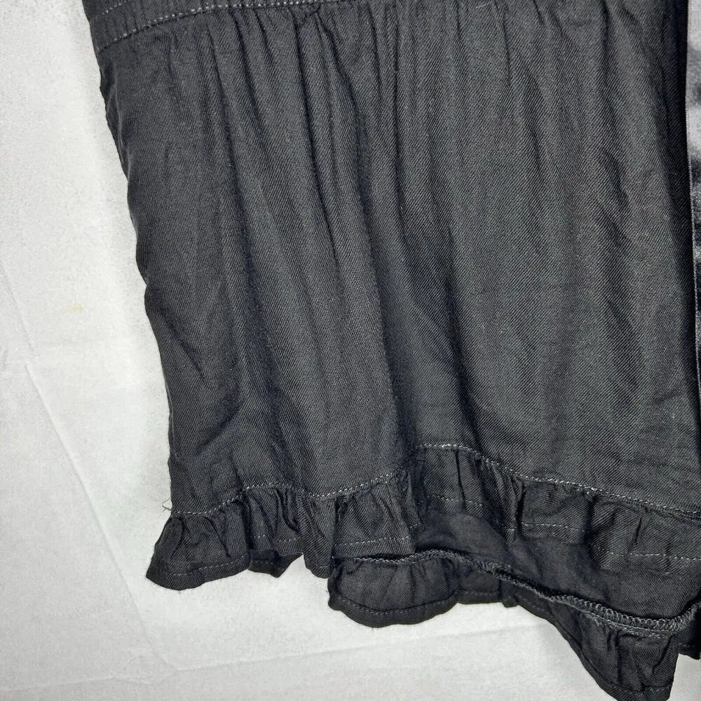 Ugg 2-Piece Pajamas Shorts / Tank Shirt Black Sz Large Drawstring Super Soft - Image 8