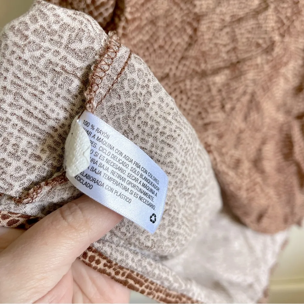 A New Day Brown Snake Print Camisole - Image 5