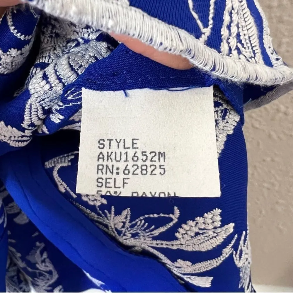 Tadashi Shoji Embroidered Neoprene Mini Dress Size Large - Image 10