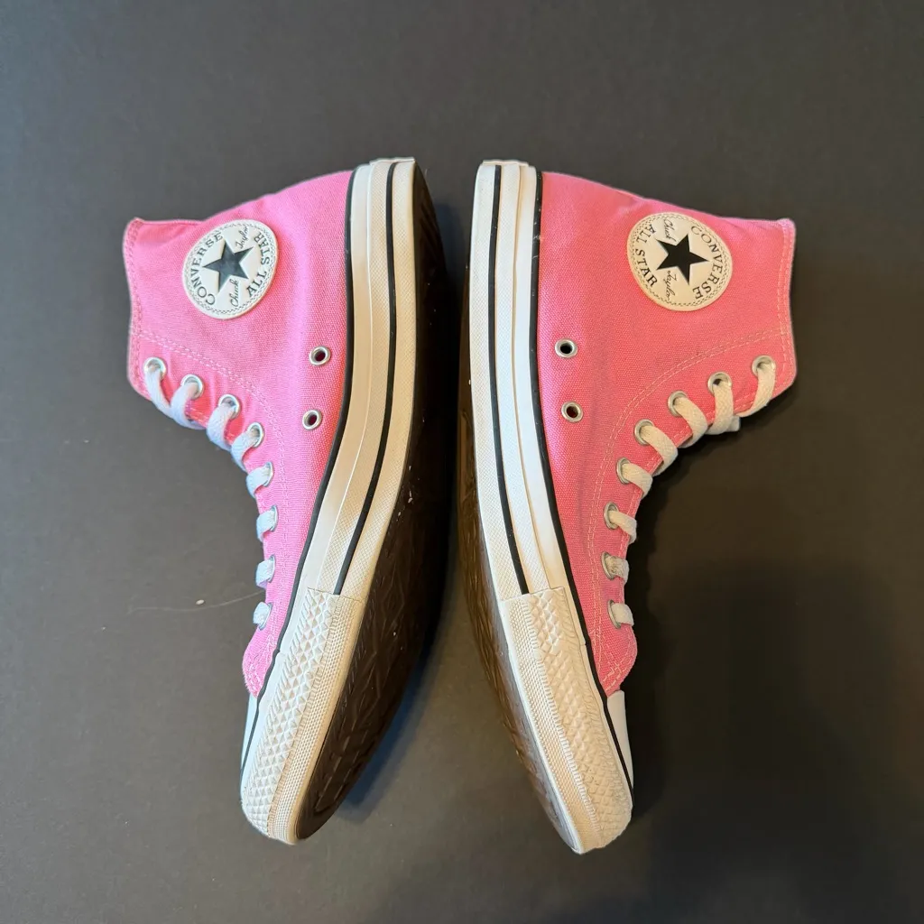Converse All Star Chucks hightops Bubblegum Pink, Unisex Pink Size 10.5 - Image 6