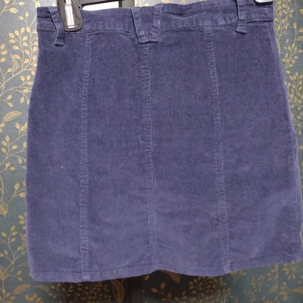 Altar'd State Blue Corduroy Mini Skirt - Image 2