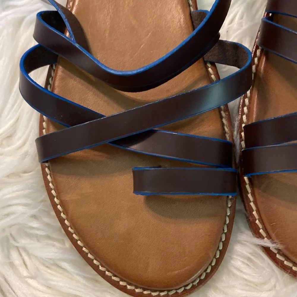 Artisan Sandals size 41 leather upper equals 11 size made in Turkey - Image 10