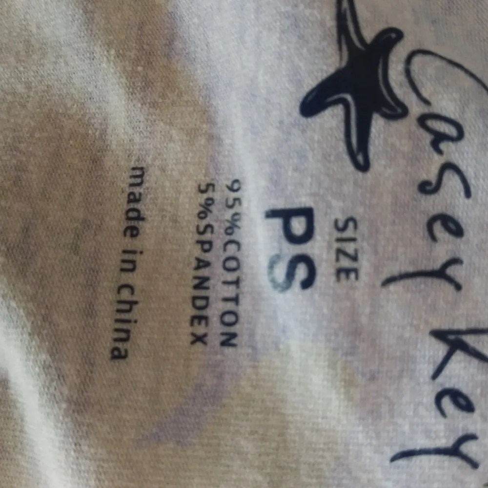 Casey Key SP Blue Beach Scene Stretch Top Petite Size undefined - Image 2