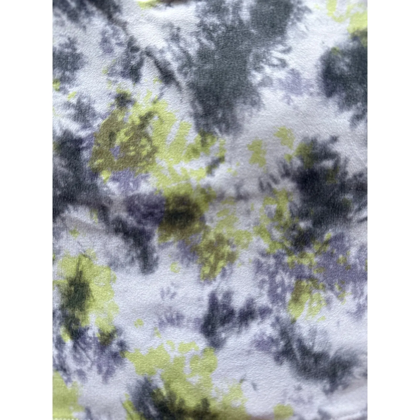 Lululemon Align Tank Cropped Size 6 Radial Tie Dye Purple Green Grey - Image 3