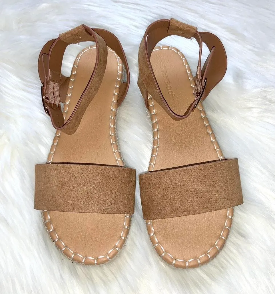 Bamboo Tan Platform Espadrille Sandals 9 - Image 2
