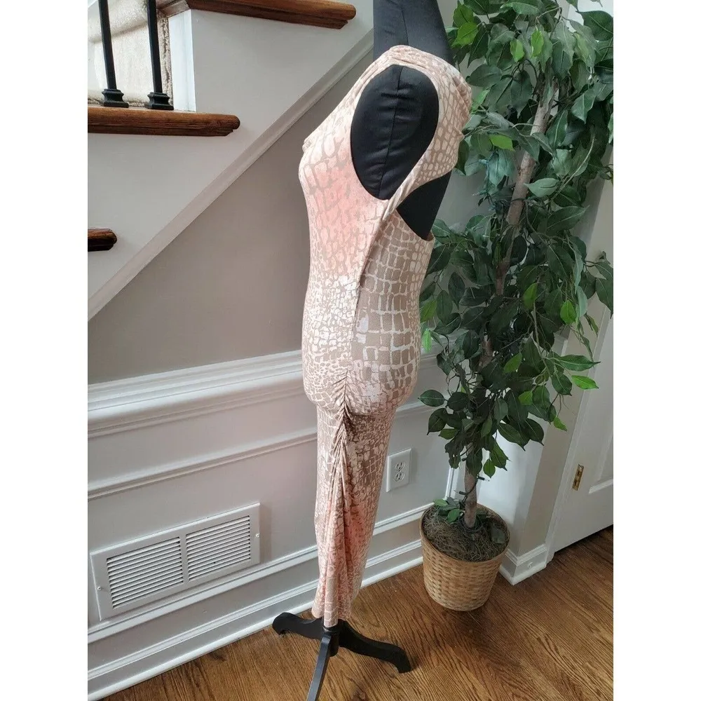 Tommy Bahama Women's Viscose Sleeveless Cowl Neck Knee Length Dress Size S/P - Image 6