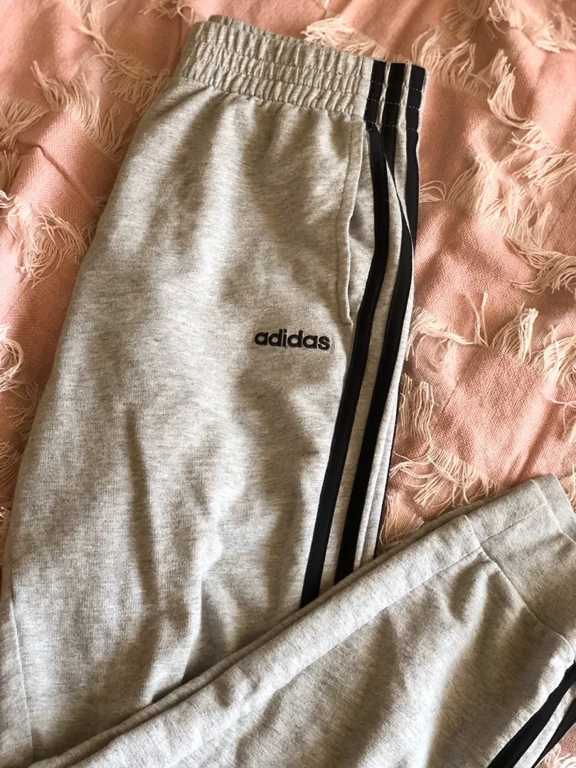 Adidas Gray Joggers - Image 3
