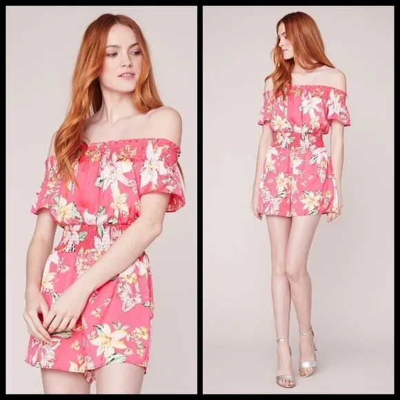 💕BB DAKOTA💕 Floral Off the Shoulder Romper - Image 2