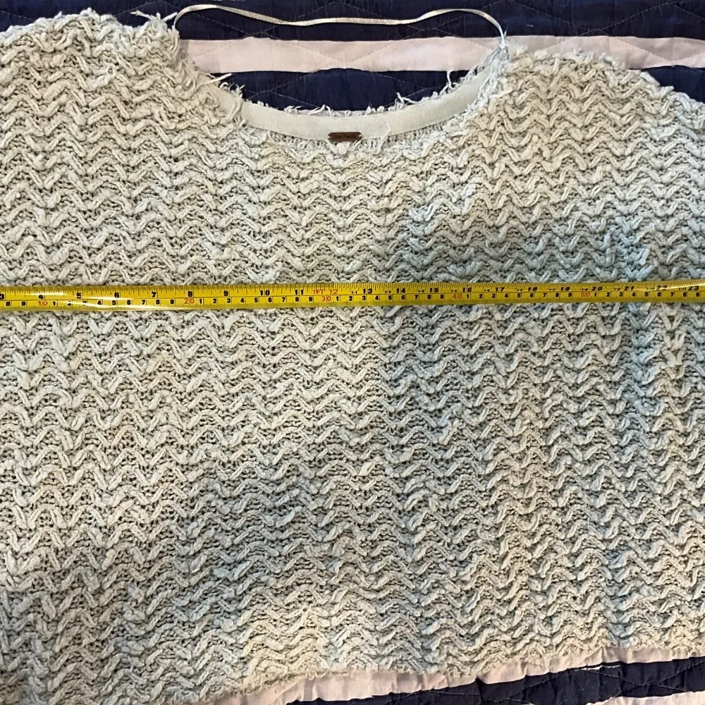 FREE PEOPLE Mint Green Everlasting Pullover Oversized Sweater XS Small Medium - Image 2