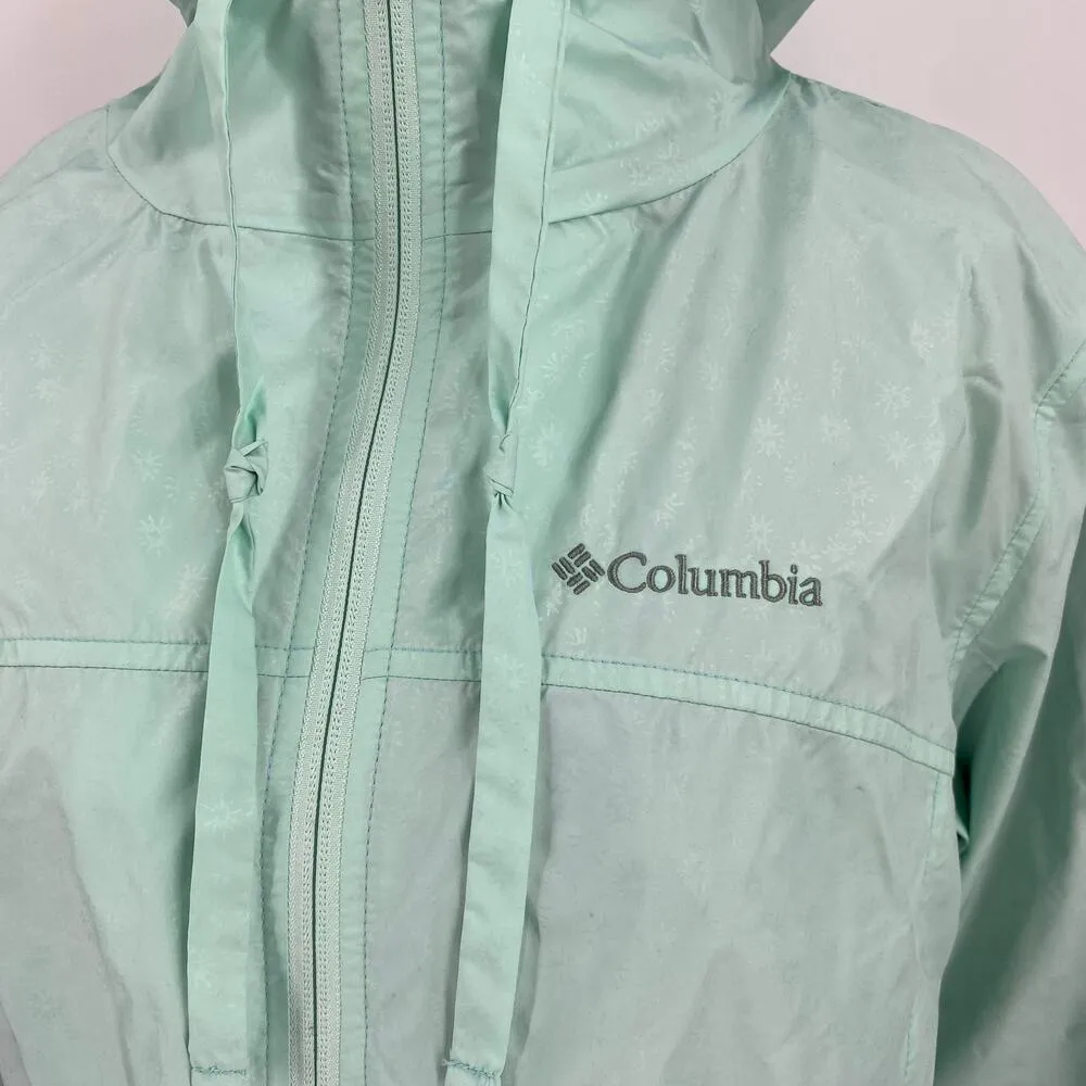 Columbia Mint Zip Up Winkbreaker Light Jacket Size Large - Image 2