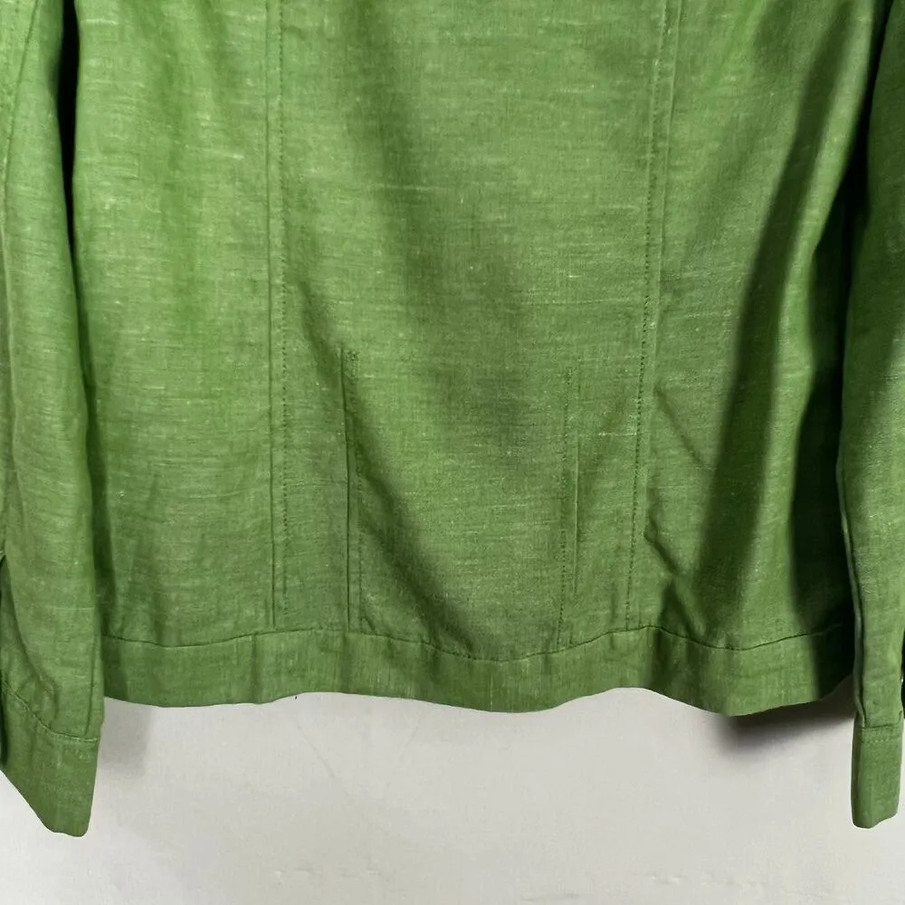 American Eagle Button Front Open Knit Blue Cardigan Sweater XS - Image 8