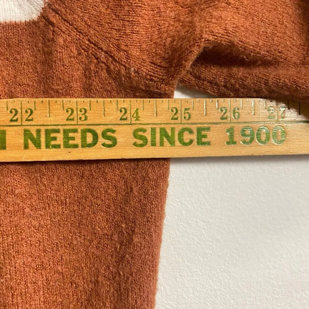 Madewell Women's Size XL Kent Colorblock Stripe Open Cardigan Sweater Pockets - Image 3