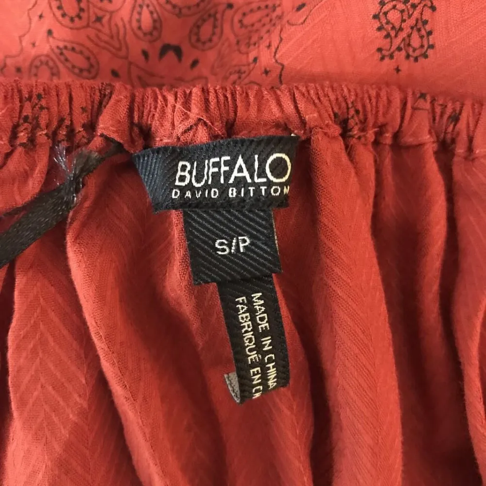 Buffalo David Bitton Mocho Combo Blouse Fringe - Image 7