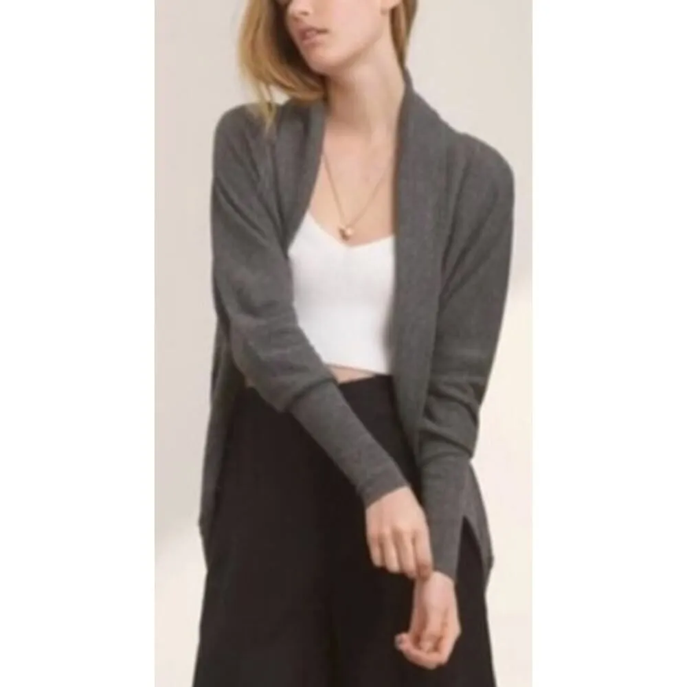 Aritzia Wilfred “Diderot” Dark Gray Cocoon Cardi Sz. S - Image 2