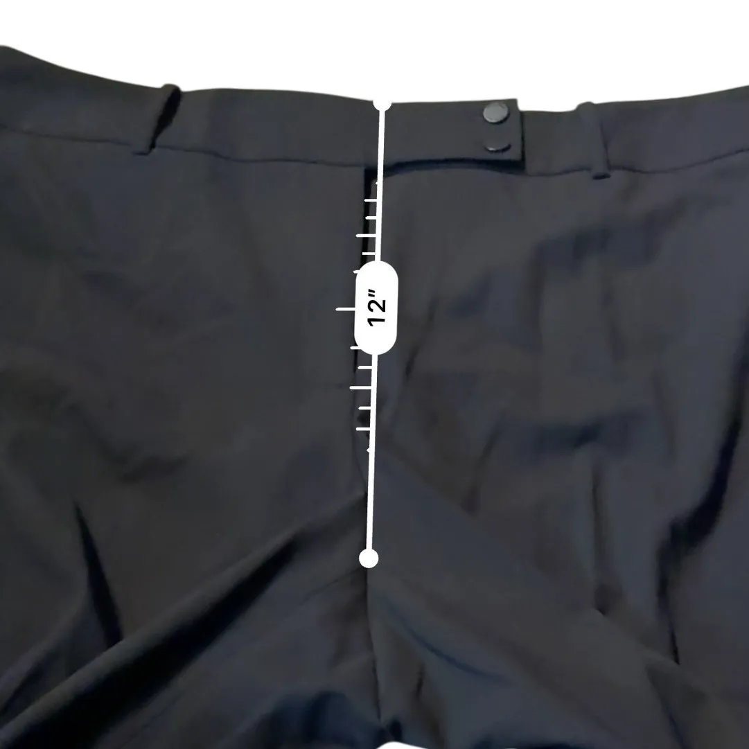 Calvin Klein NWT Curvy Fit Trouser Pants Size 18W Black Contour Workwear READ - Image 7