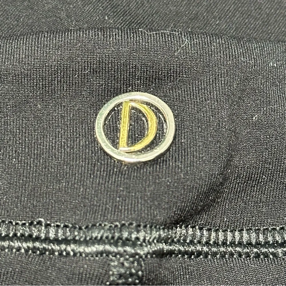 Delano Women’s Size 2 Black Rhinestone Embellished Ankle Cuff Leggings - Image 3