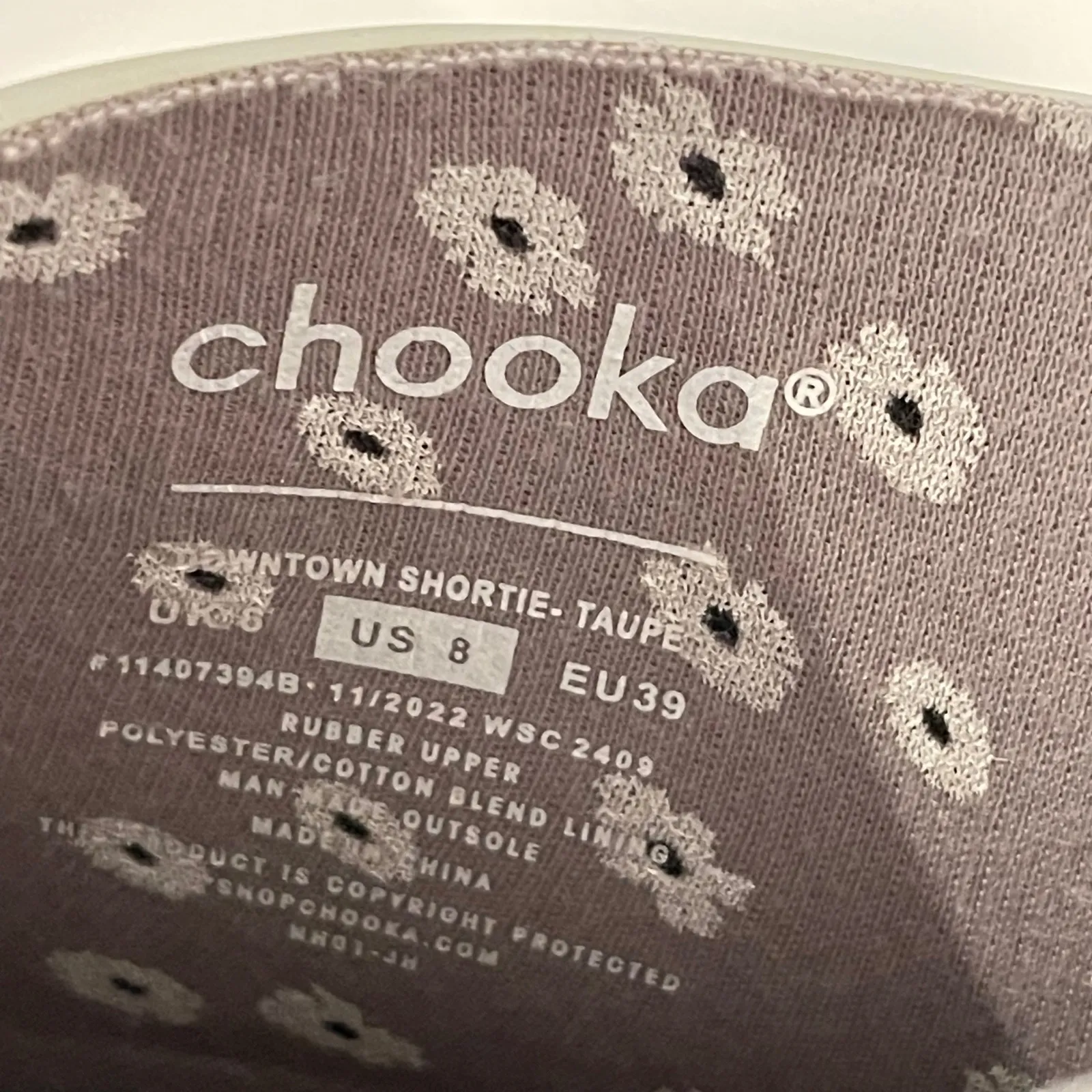 Chooka Downtown Shortie Rubber Buckle‎ Ankle Rain Boots Women's US 8 EU 39 Stone - Image 6