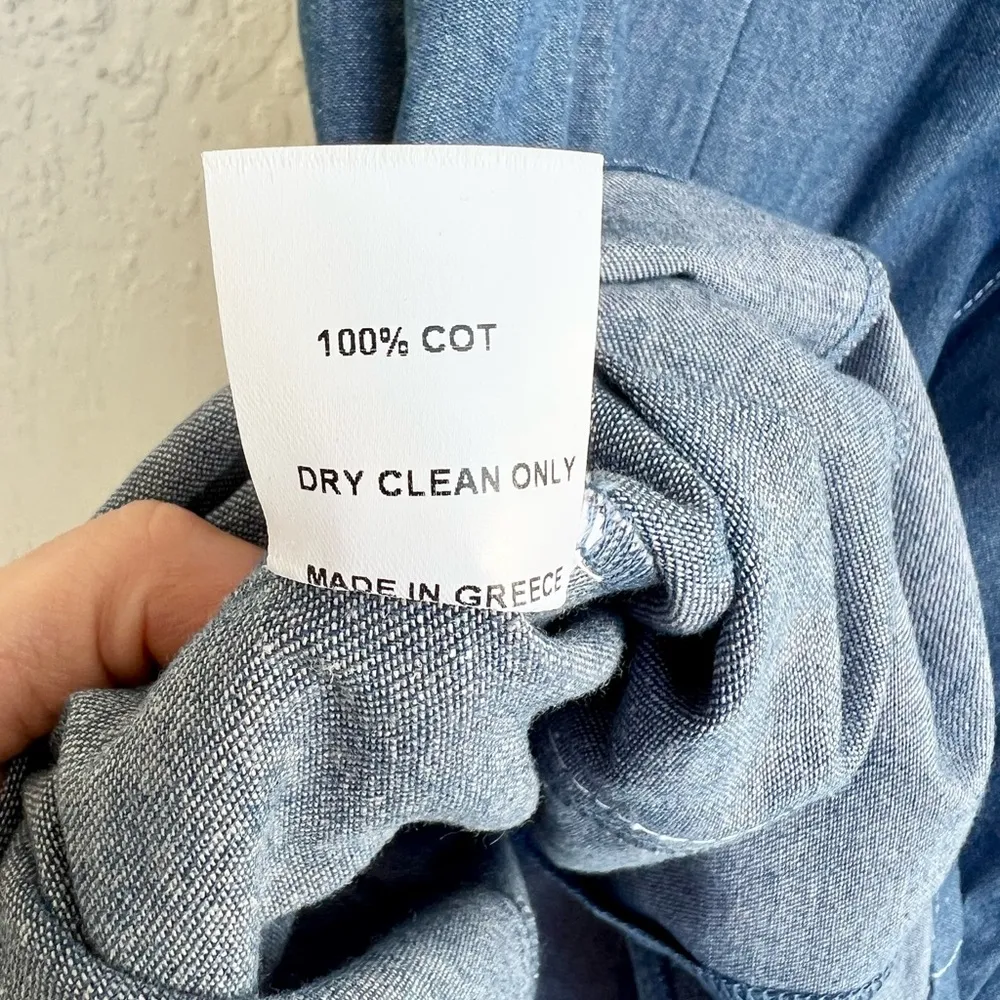 Stefania Vaidani Truena mini denim dress Small NWT - Image 8