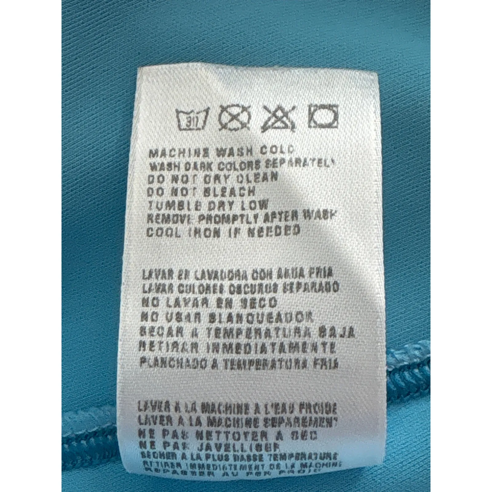 New Balance Built-in Bra Racerback Running Tank‎ Top Sky Blue Size Large - Image 11